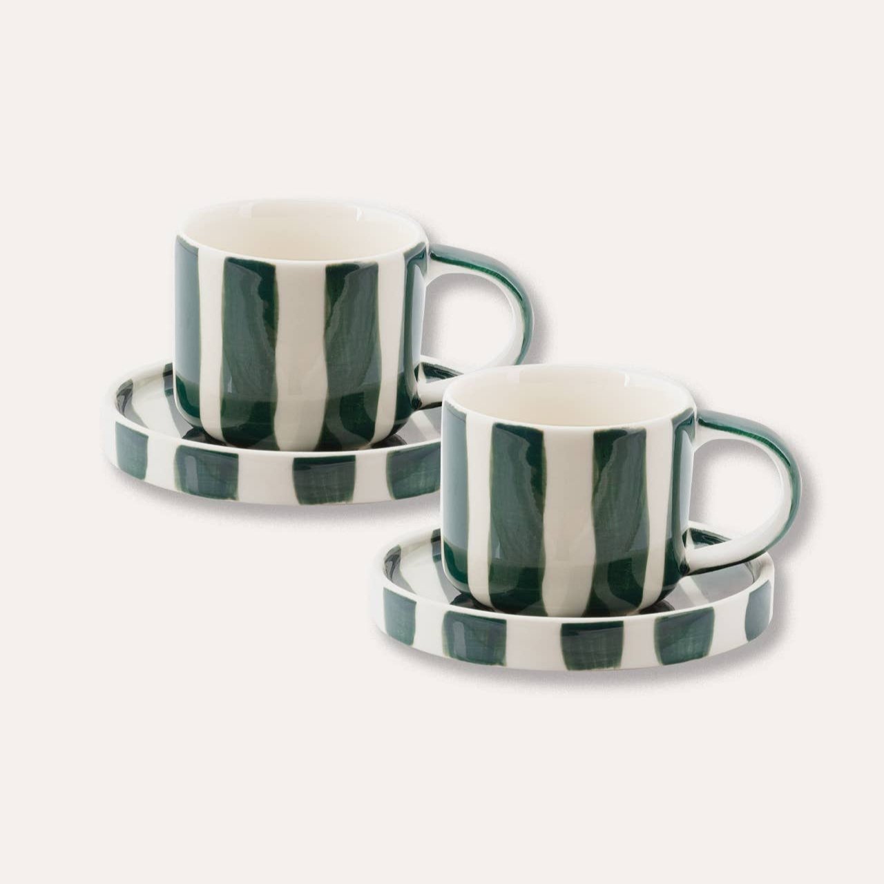 Espresso cups - gentle green