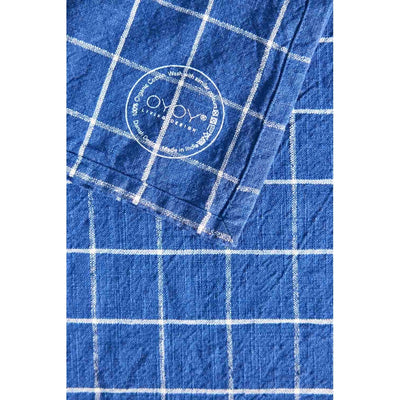 Grid Napkin 2pk - Dark blue