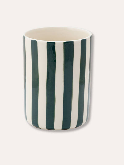 Stripes Vase - gentle green