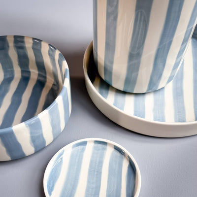 Stripes Kopp - morning azzurro