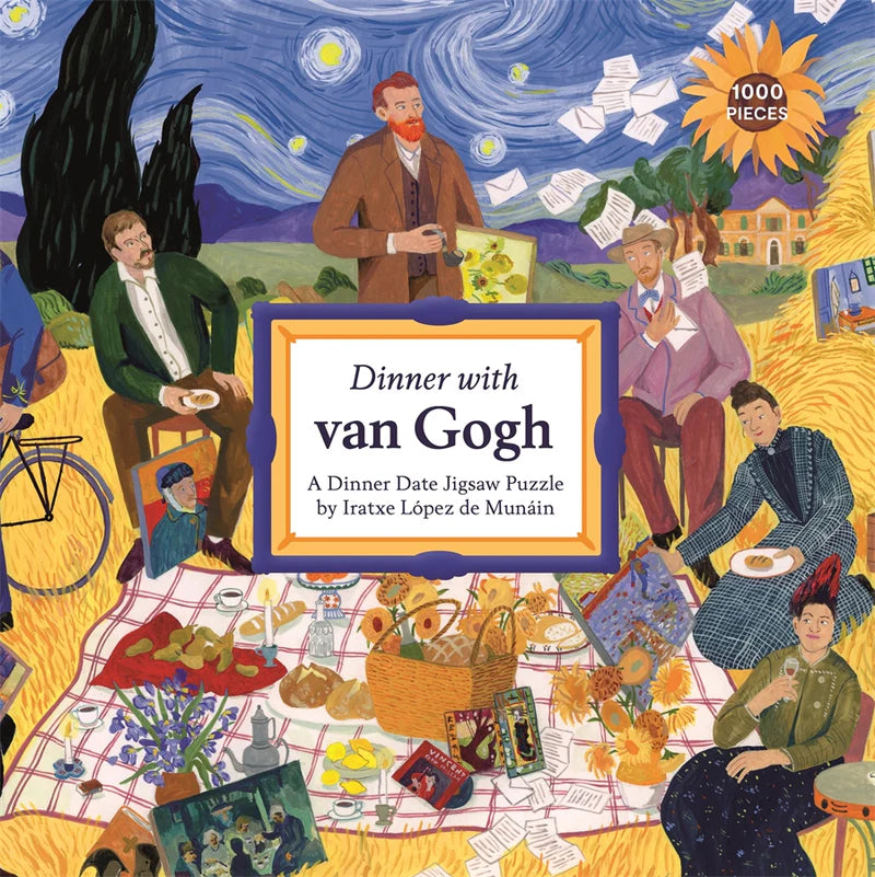 Dinner with Van Gogh - Puslespill med 1.000 brikker