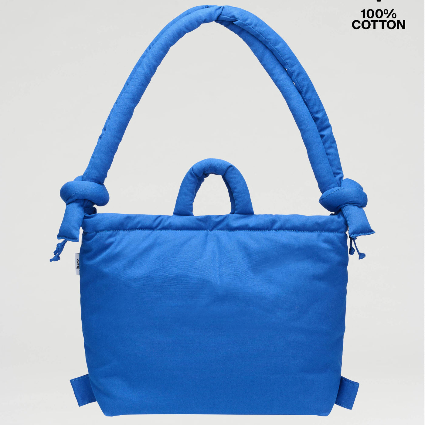 Ona Soft Bag: Cotton cobalt blue