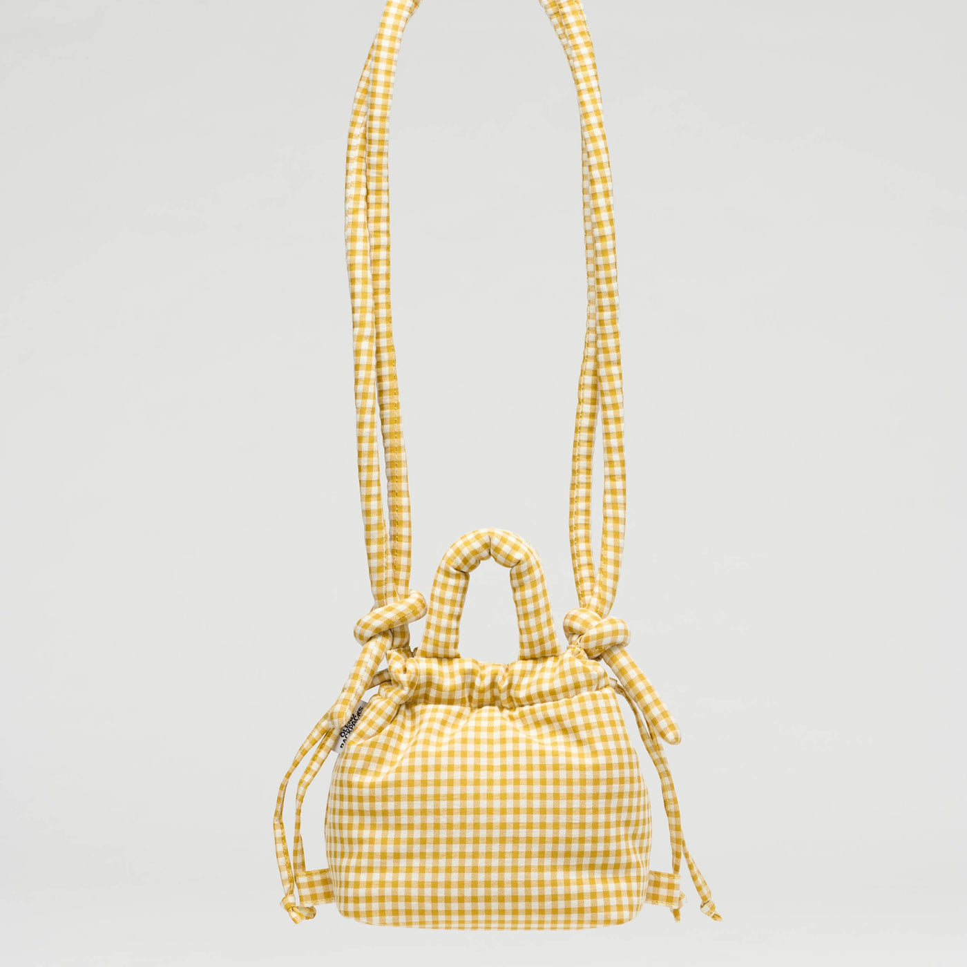 Micro Ona Soft Bag: Vichy yellow