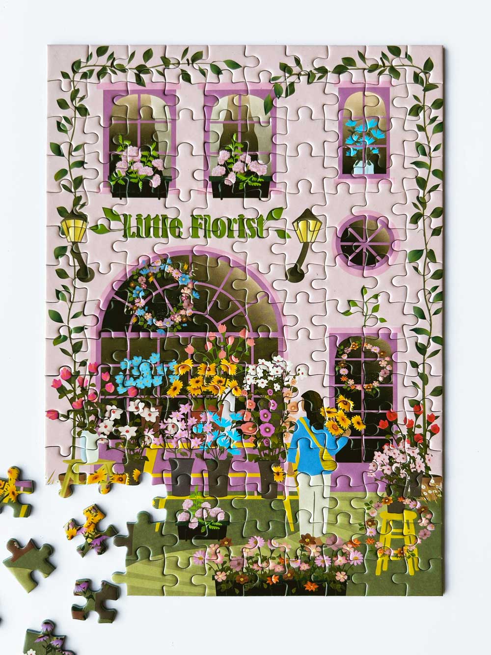 LITTLE FLORIST - Puslespill med 150 brikker