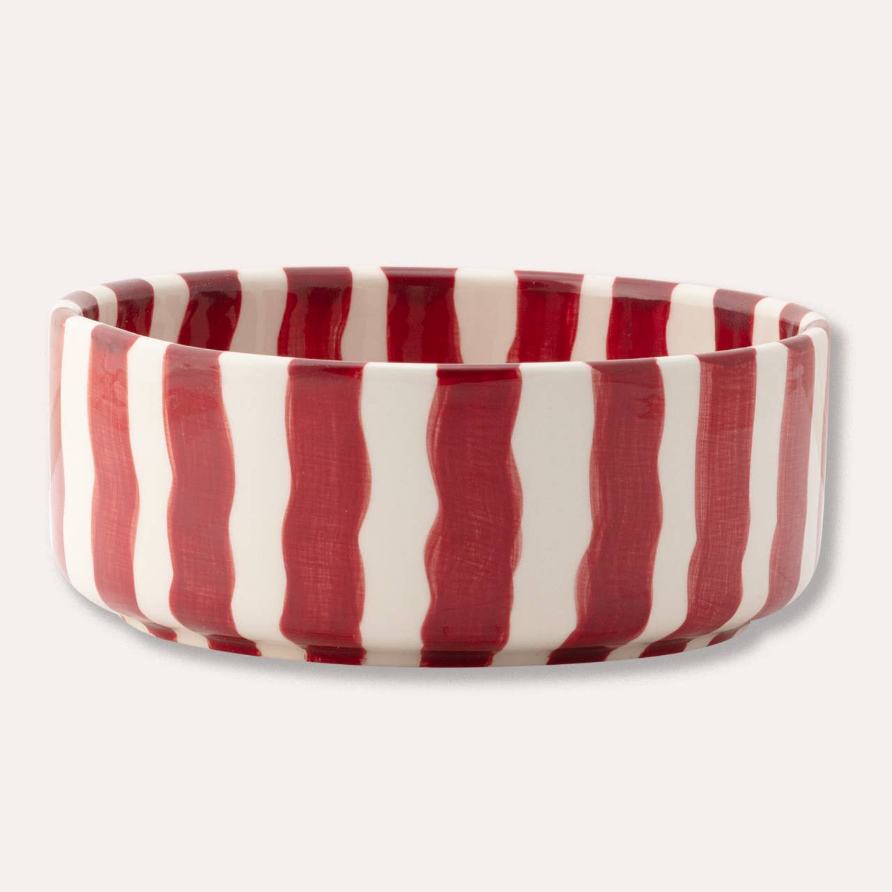 Stripes bolle - tramonto red