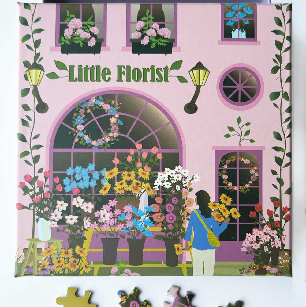 LITTLE FLORIST - Puslespill med 150 brikker